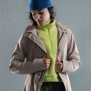 Brand New Vessi Women's Trinity Rain Jacket - Gravitate size S